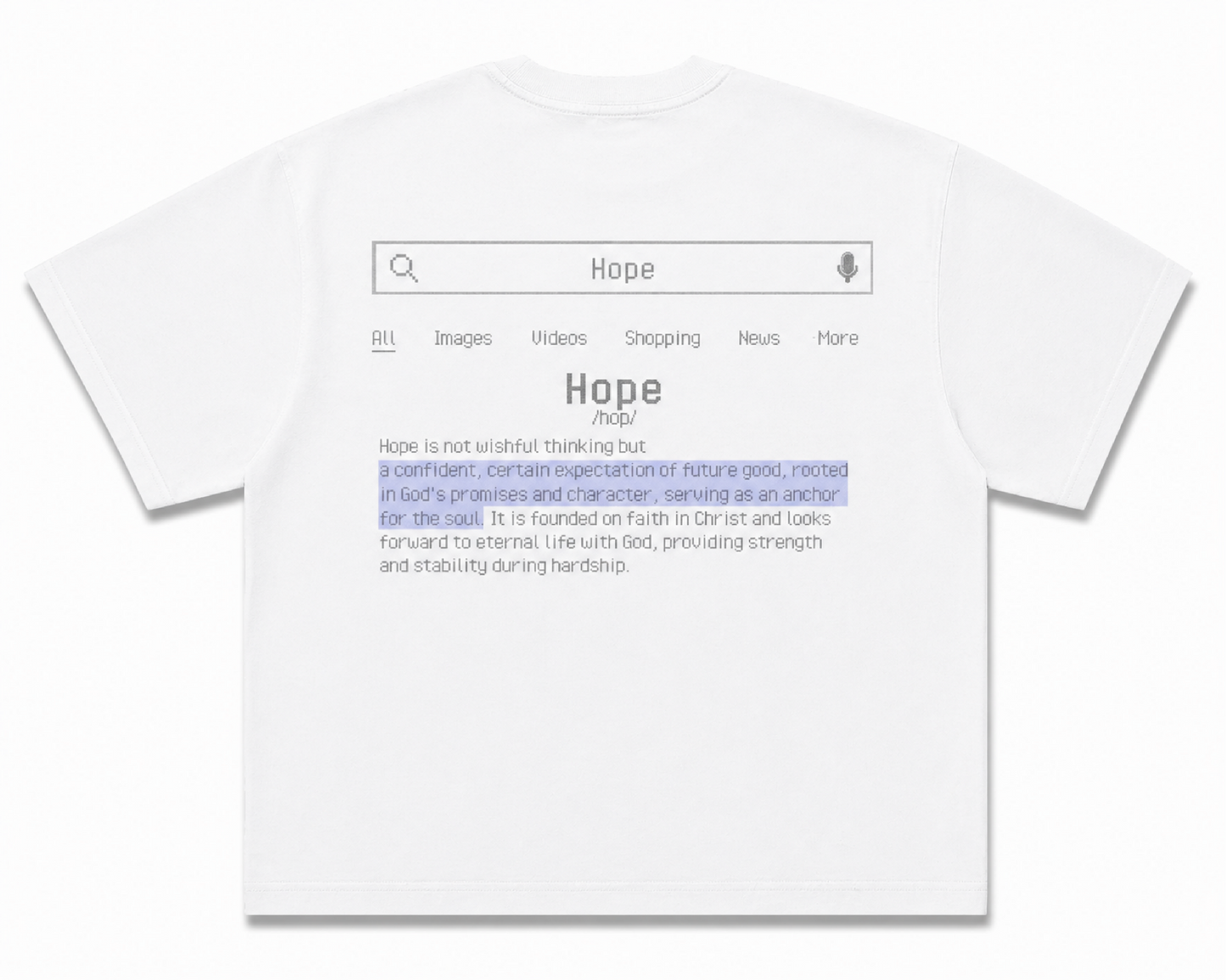 "GOOGLE" DISTRESSED GRAPHIC TEE